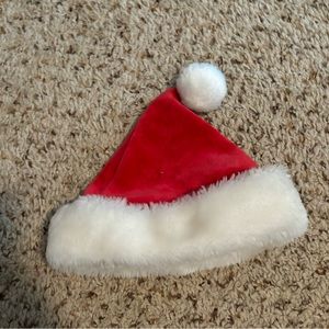 Baby Red Santa Hat with White Trim